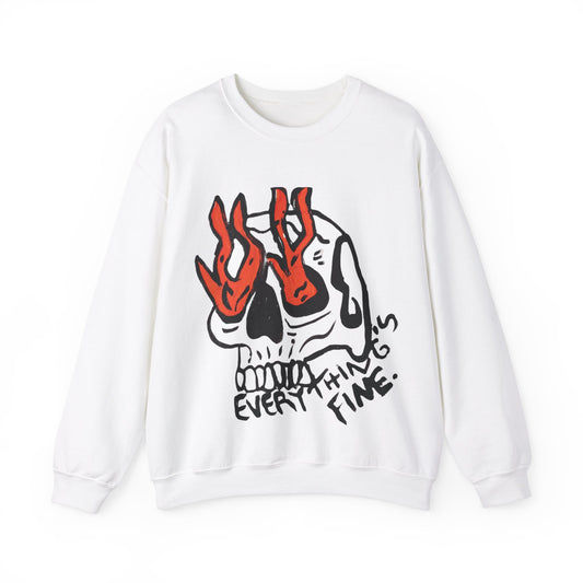 Everything is fine! Crewneck Sweatshirt