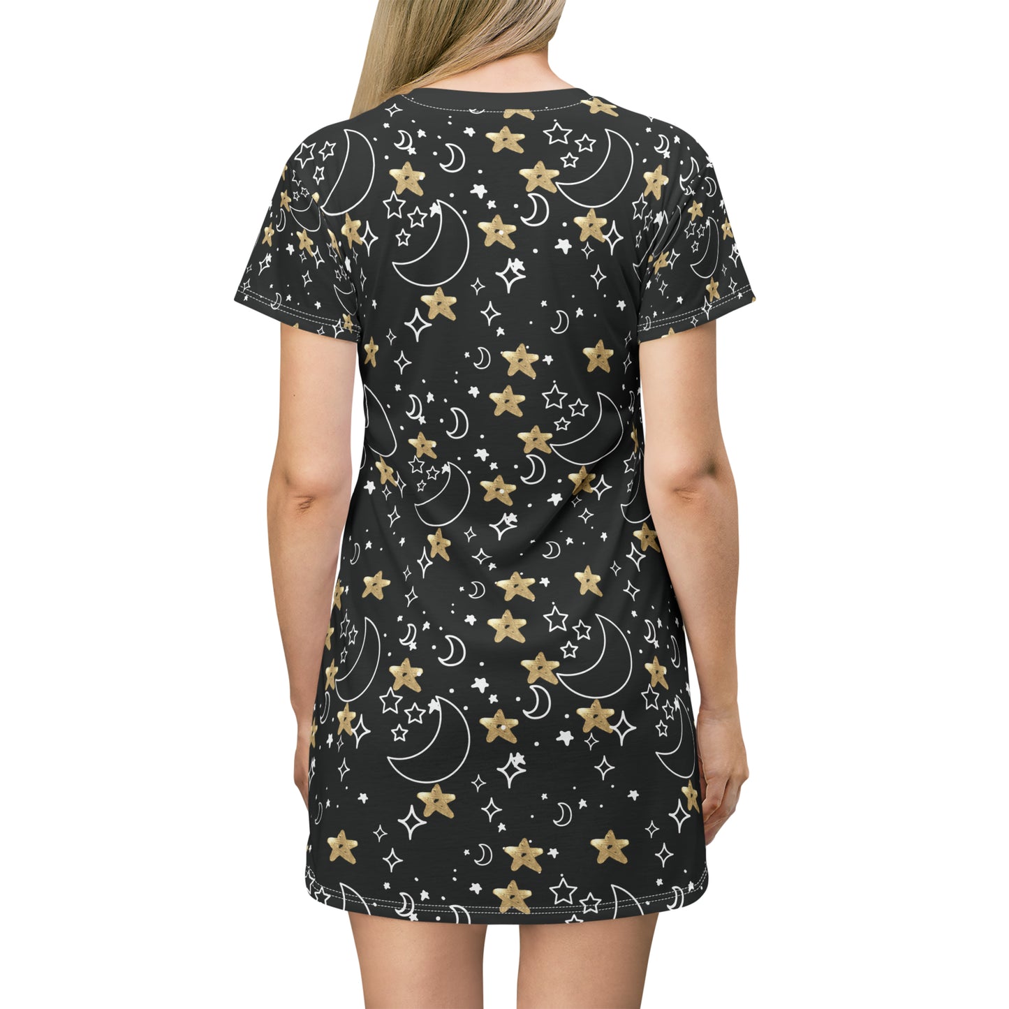 Space T-Shirt Dress (AOP)