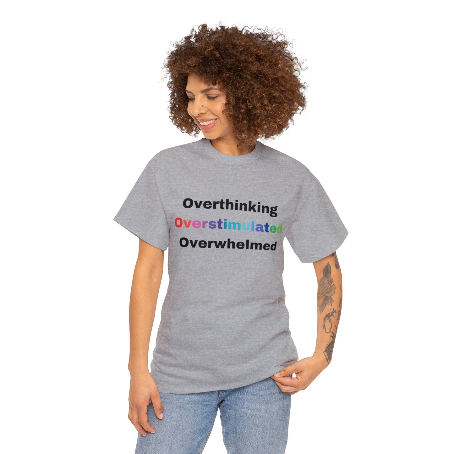 Overstimulated tee