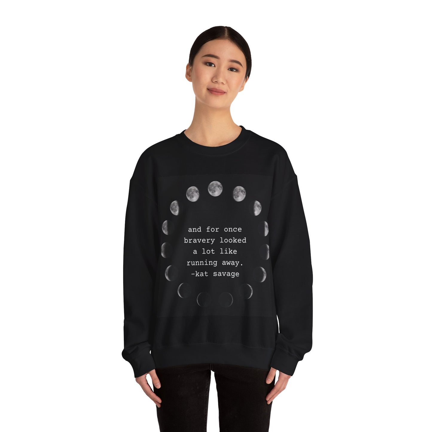 I' m running away Crewneck Sweatshirt