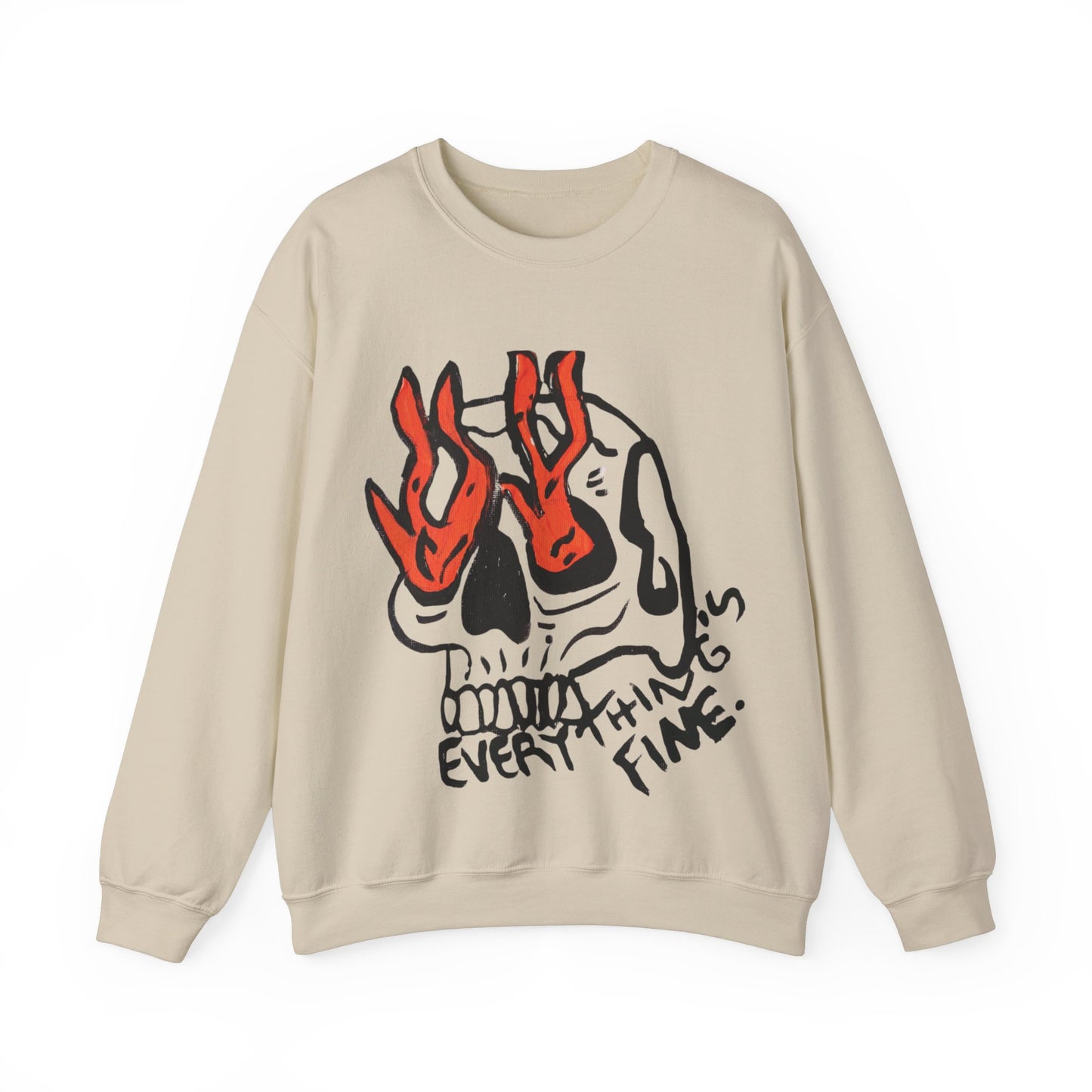 Everything is fine! Crewneck Sweatshirt