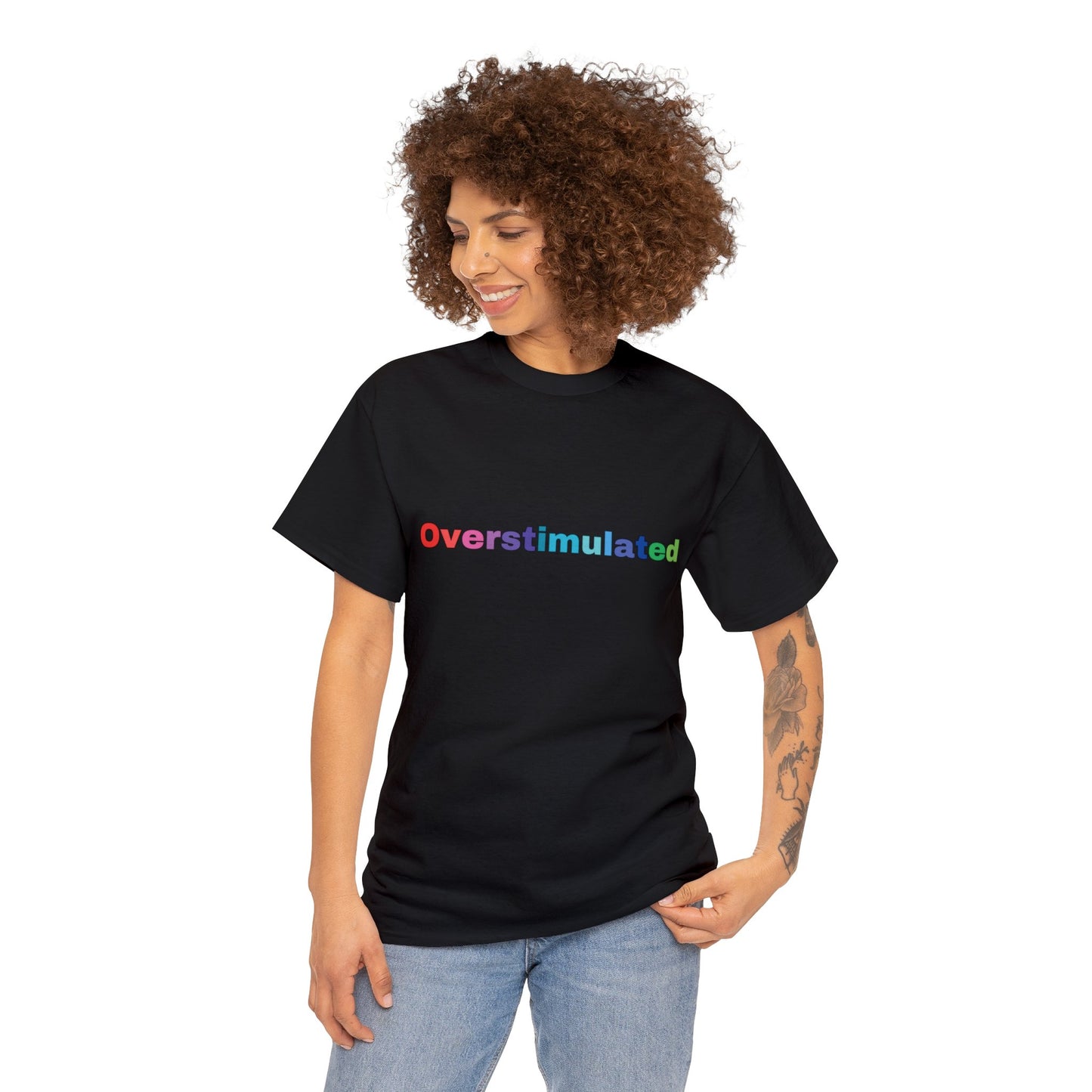 Overstimulated tee