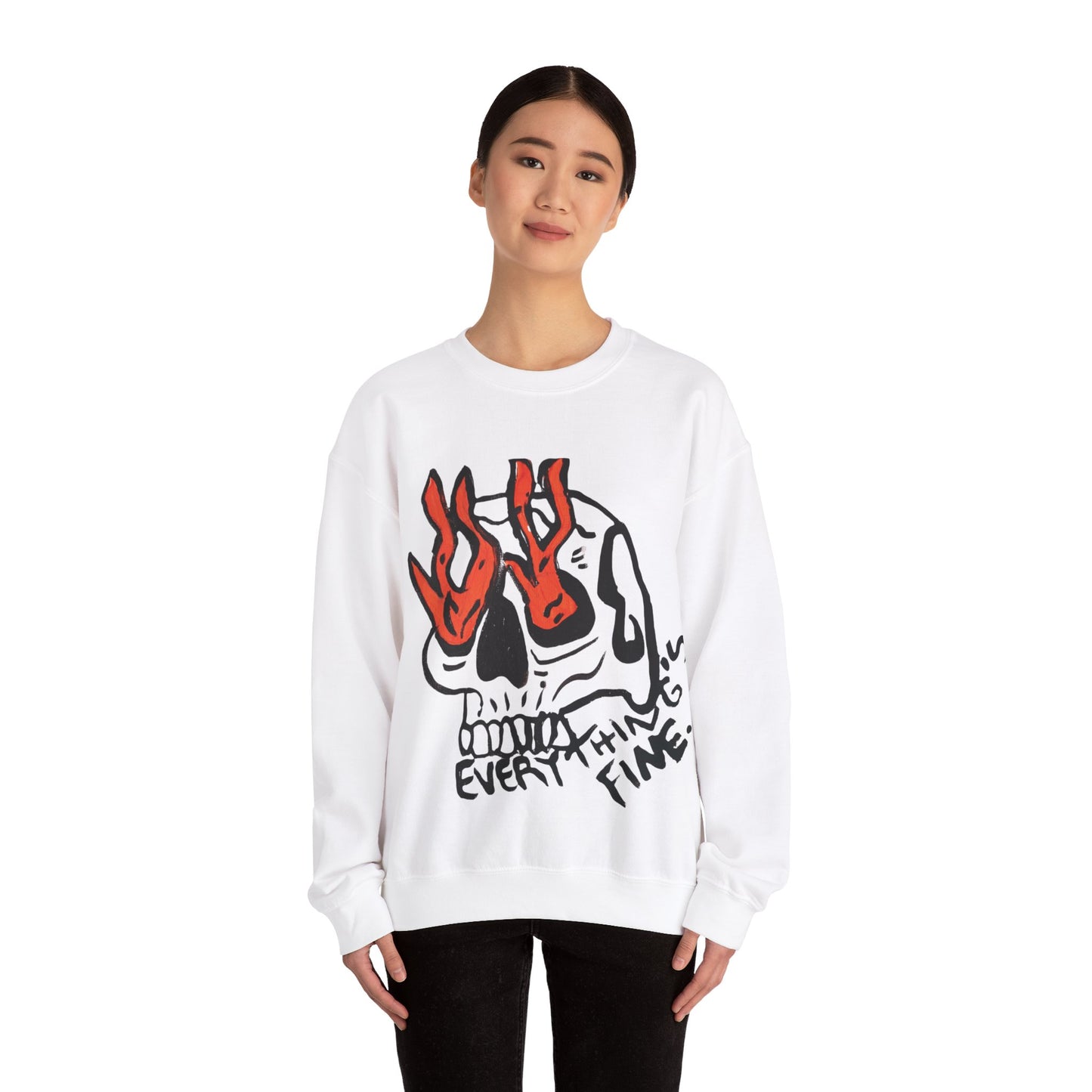 Everything is fine! Crewneck Sweatshirt