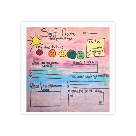 Self-care check in Post-it® Note Pads