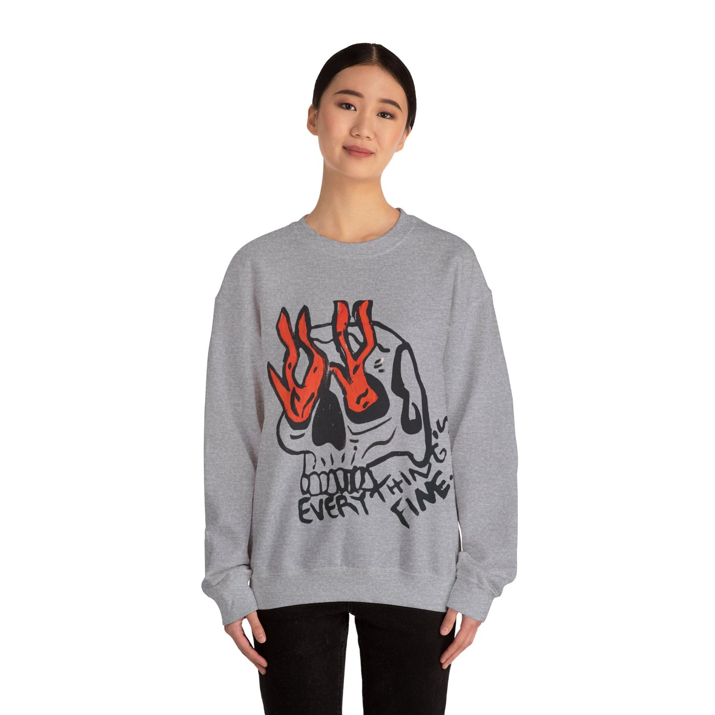 Everything is fine! Crewneck Sweatshirt